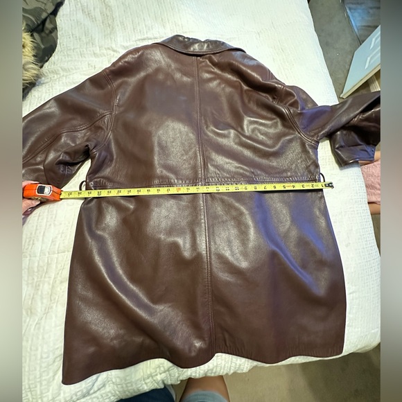 Coach Dark Brown Leather Jacket - Picture 3 of 14